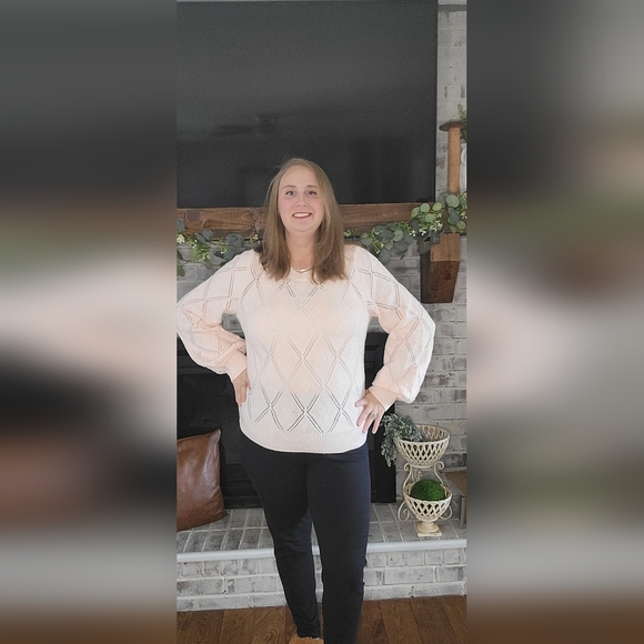 Elegant Cream Sweater for Women - Picture 1 of 1